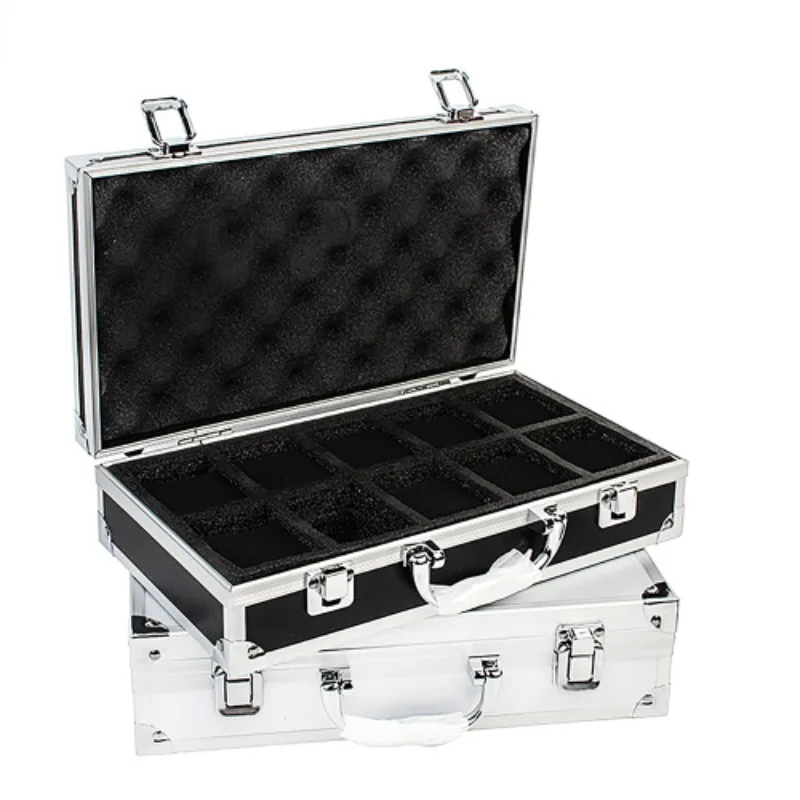 Hot-selling Portable Aluminum Alloy Watch Display Box 6/12/24 Watch Storage Box Aluminum Alloy Toolbox
