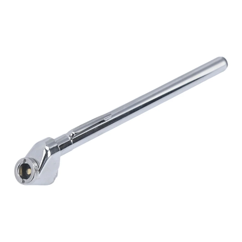 Pencil Tire Pressure Meter with Opposing Metal Head Openings, 10-120PSI in Mechanical Reading Stem and Carry Clip for 68UF