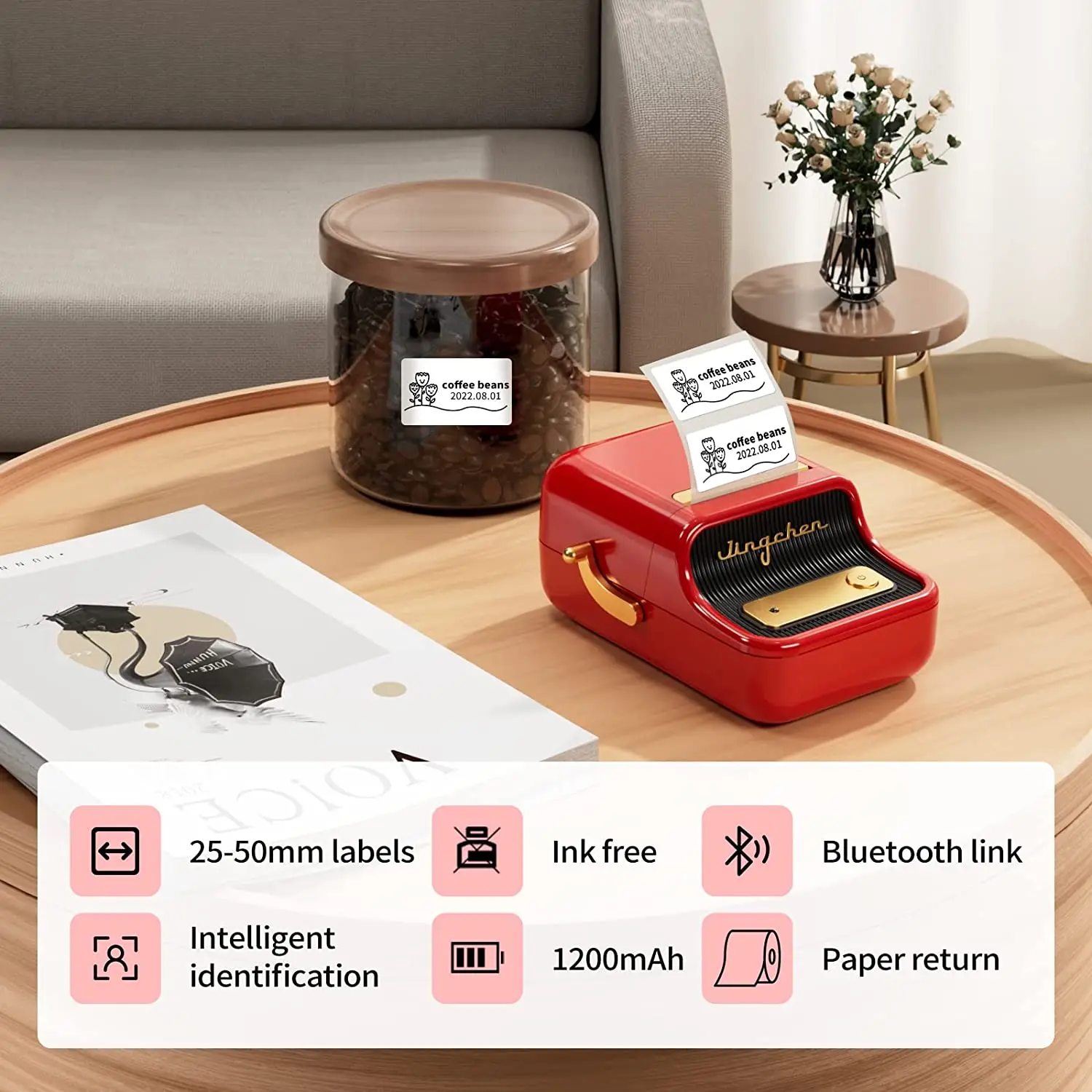 Niimbot B21 Thermal Wireless Label Printer Sticker Mini Barcode Bluetooth Protable Pocket Bar Code Price Tag Printers Free APP