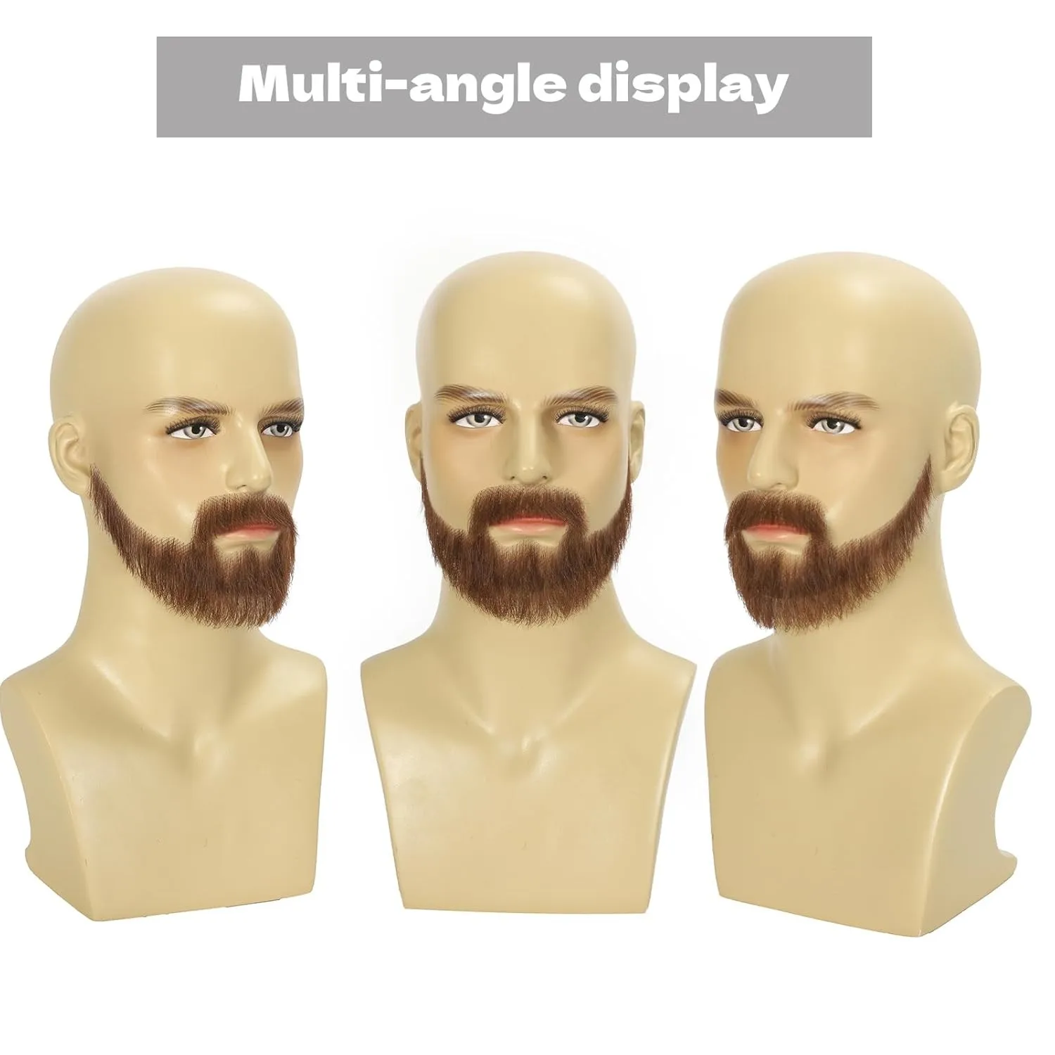 가짜 콧수염 현실적인 수염 인간의 머리카락 전체 손으로 묶인 성인 남성 레이스 보이지 않는 거짓 수염 영화 메이크업 재미 있은 코스프레