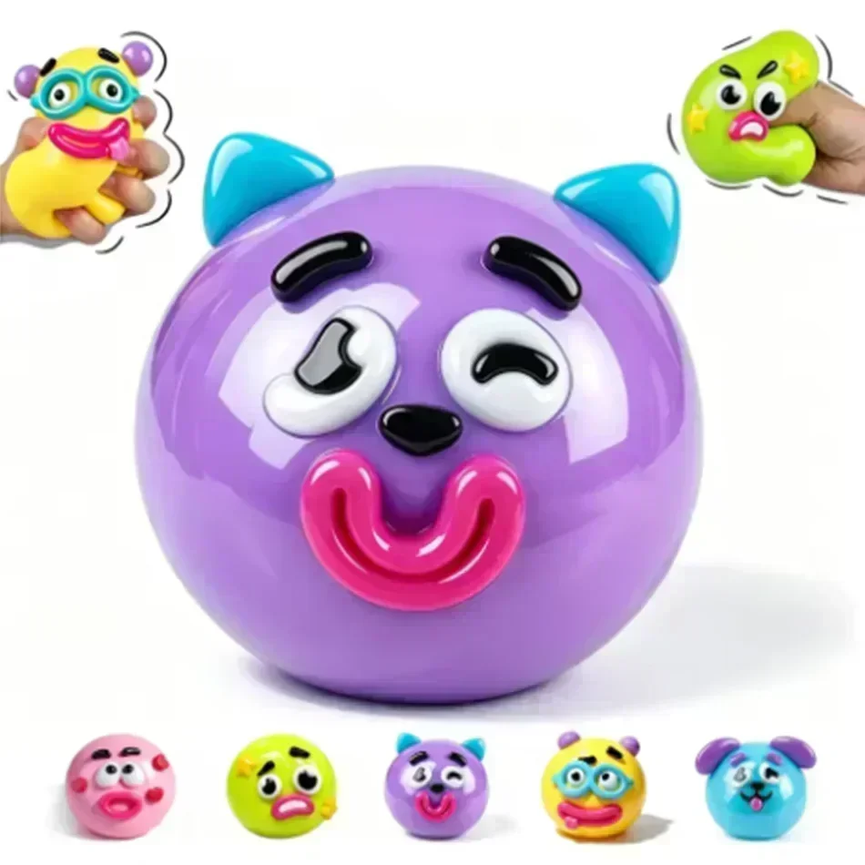 2026 NEU Smushers Squishy, Curiosities Hundegesicht-Wechselspielzeug, Weiches, Formbares, Niedliches, Langsam aufsteigendes Quetschspielzeug, Spaßiges Geschenk für Erwachsene – Detail 13