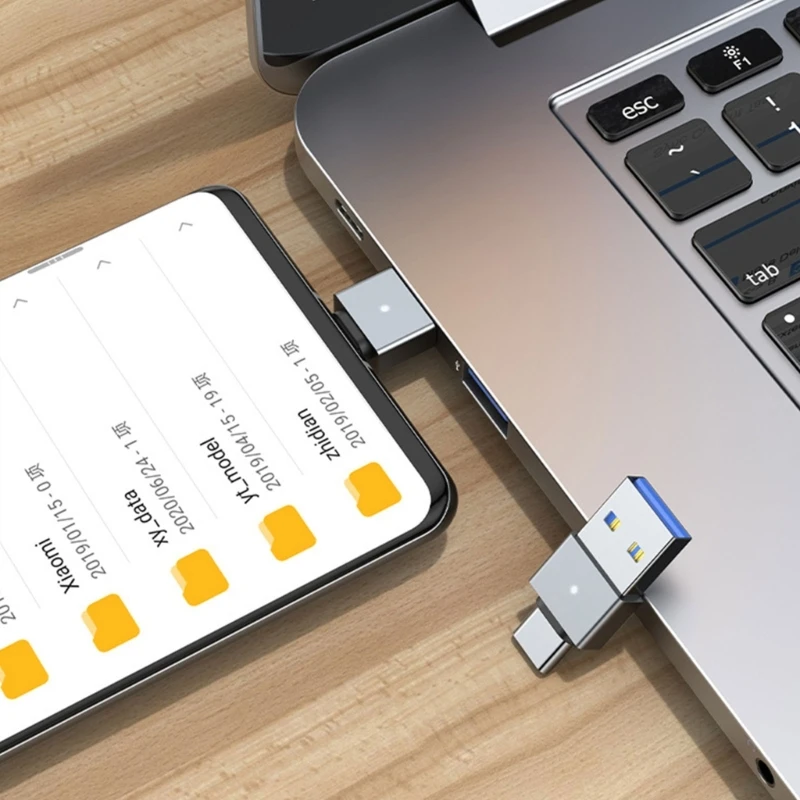 Универсальный адаптер USB 3,0 «папа»-«папа» Type C «папа», 1 шт.