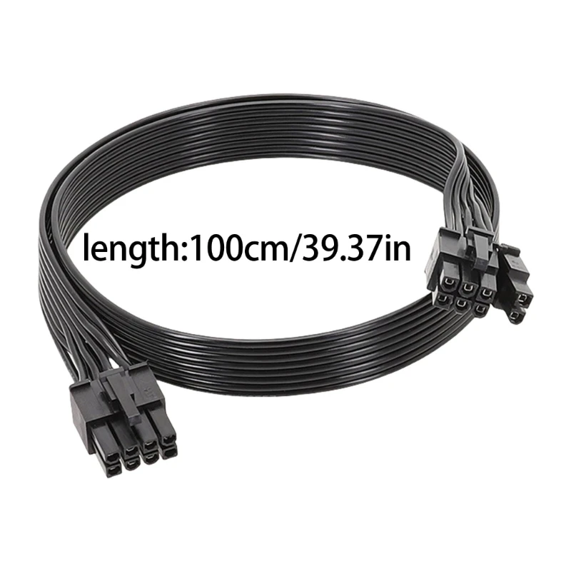 Мужской до мужчин от 8 до 6+2 PIN PIN PCIE GPU Power Cable для видеоизоля для видеокарт.