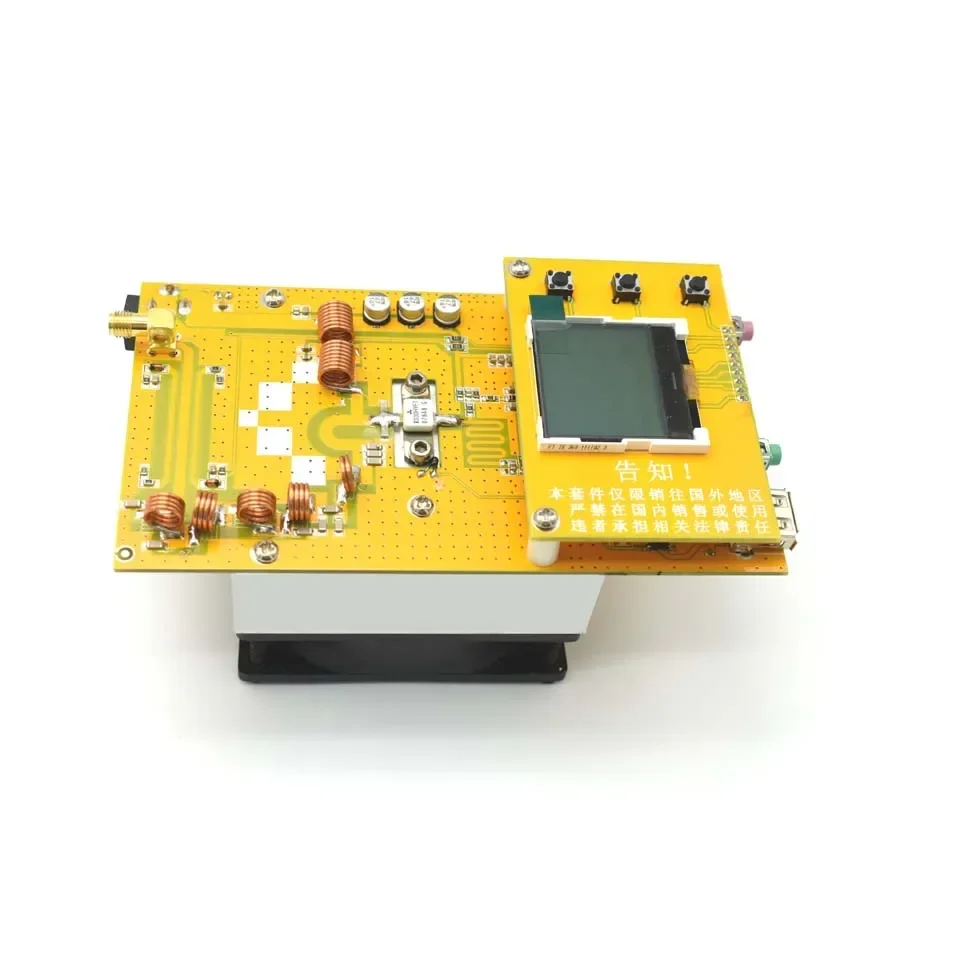 30W PLL Stereo FM Transmitter 76M-108MHz 12V Digital LED Radio Station module with heatsink fan D4-005