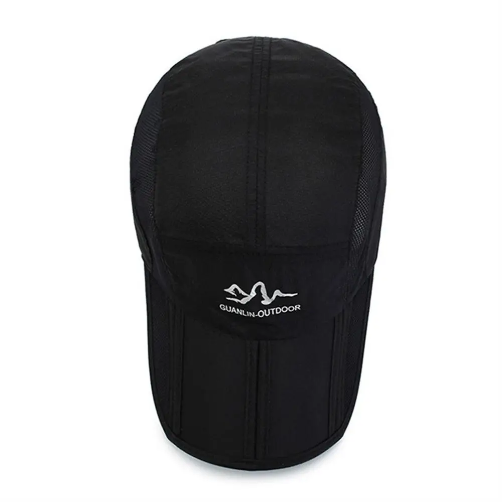 Sports Cap Quick Dry Climbing Hats Foldable UV Protection Baseball Mesh Caps Breathable Sun Visors Running Cap Summer