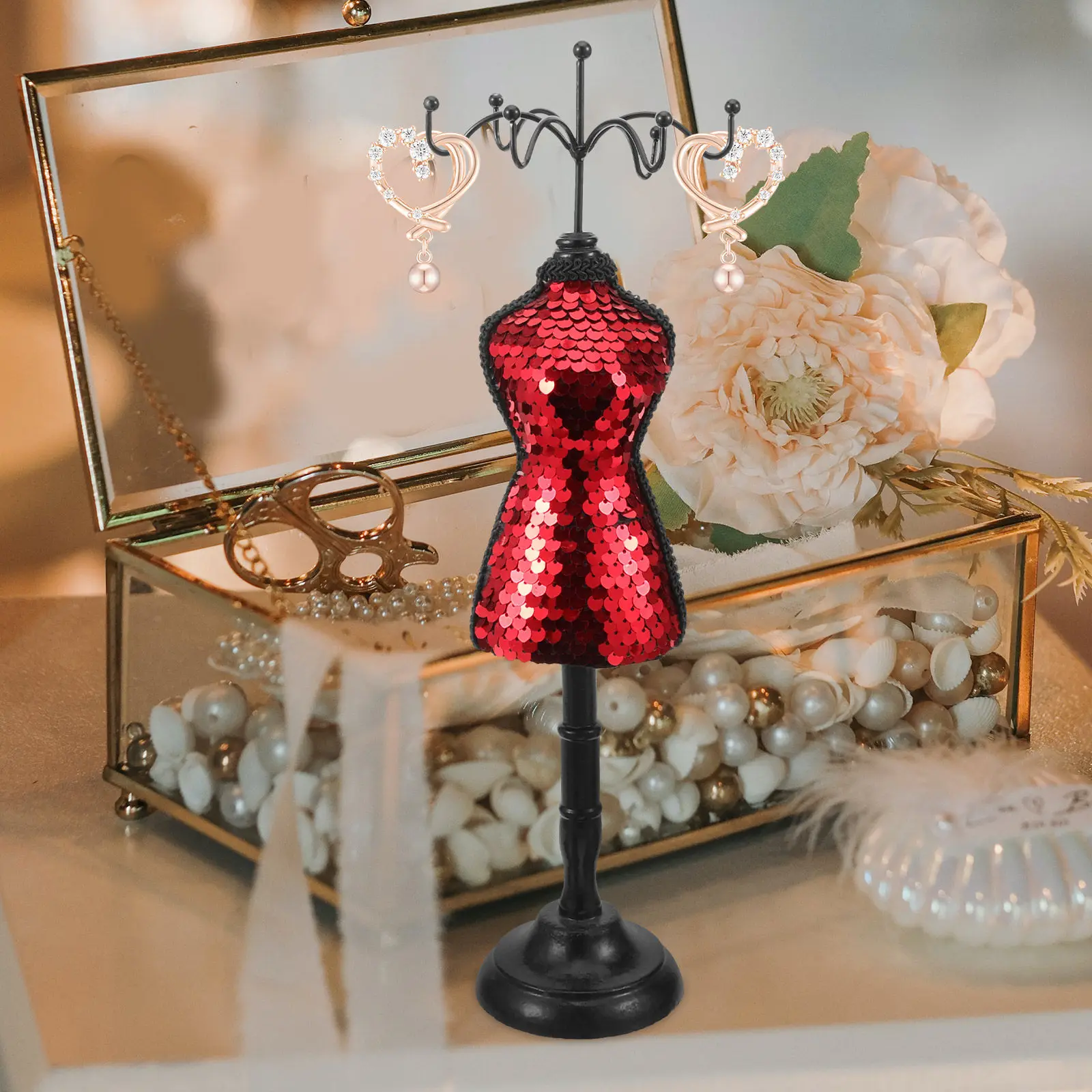 

Подставка-органайзер для демонстрации ювелирных изделий и ожерелий для выставок, розничных магазинов, дома, декоративное украшение для демонстрации ожерелий