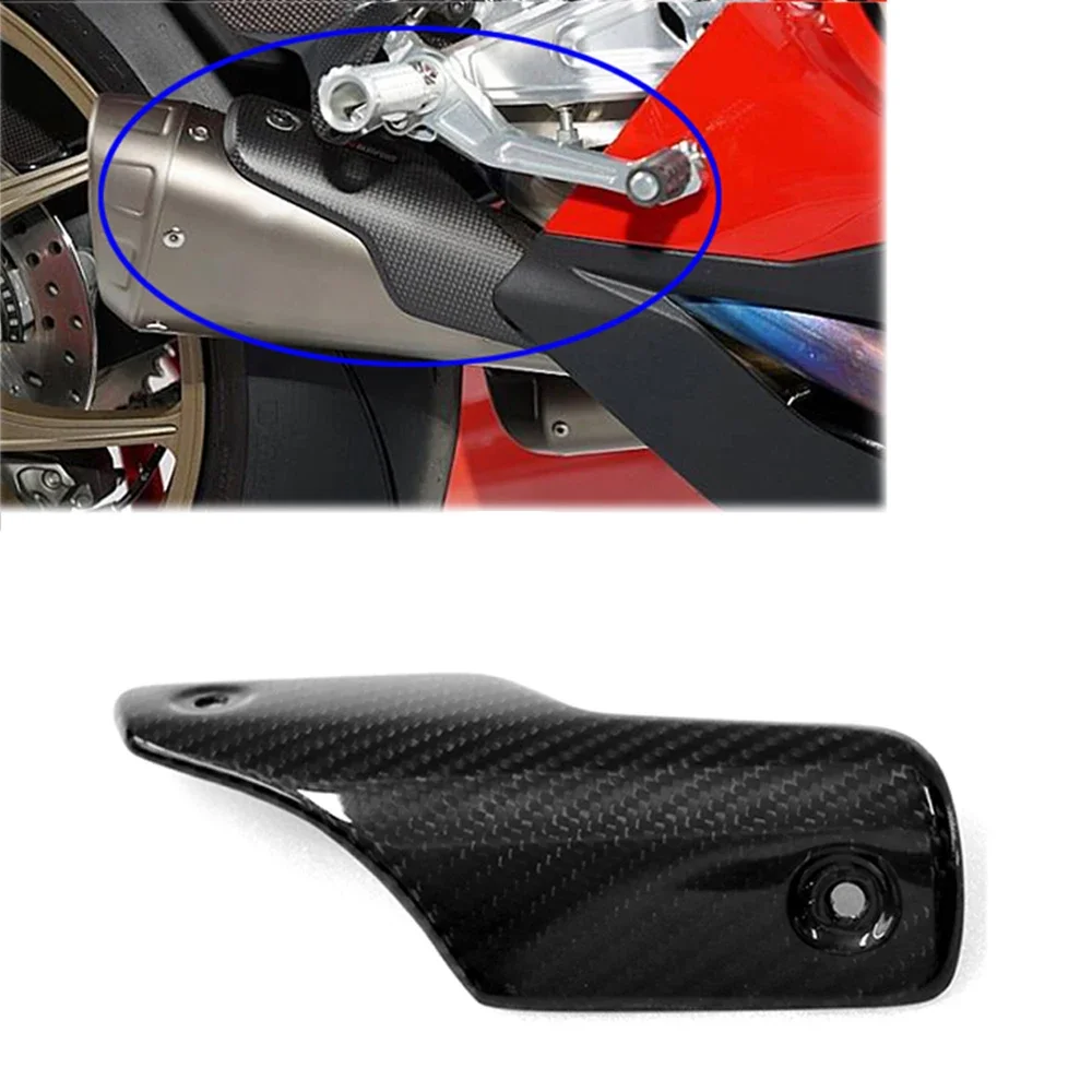 

For Ducati Panigale V4 V4S V4R Streetfighter V4 V4S 2018-2020 100% Carbon Fiber Heat Shields Guard Cover