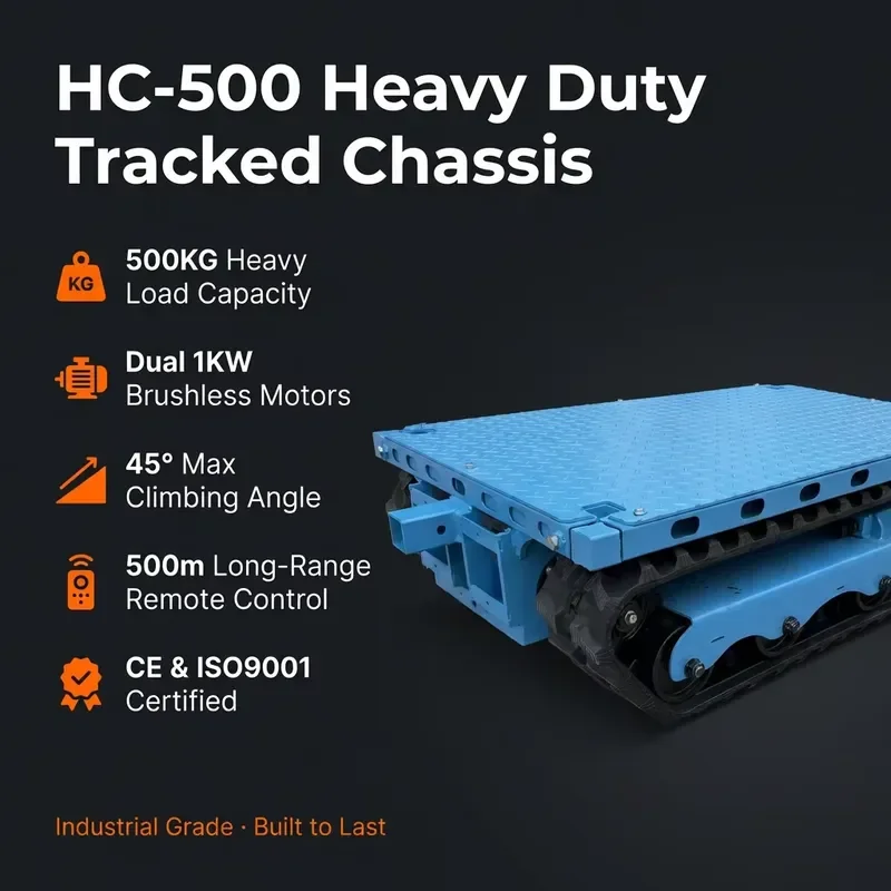 Factory direct sales Customizable track chassis supports stable and durable electric rubber track, suitable for a variety of