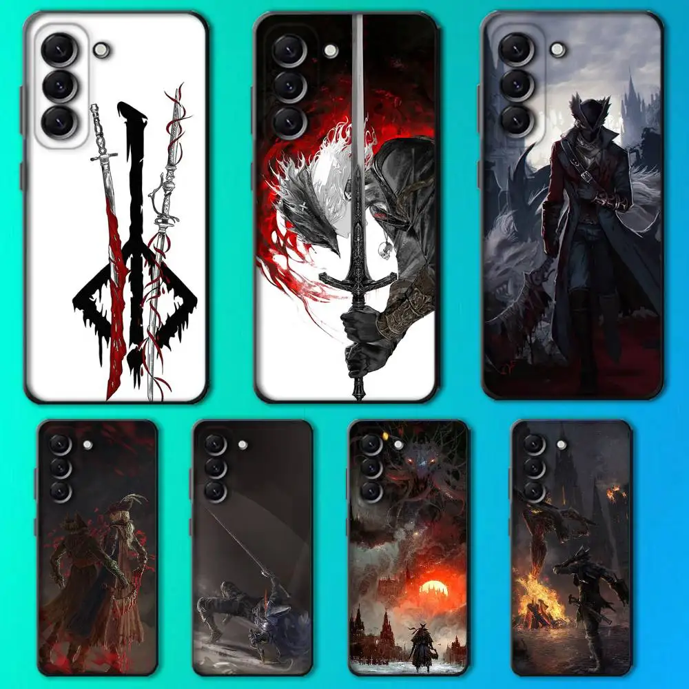 

Game B-Bloodborne Phone Case For Samsung Galaxy A13,A21s,A22,A31,A32,A52,A53,A71,A80,Soft Black Shell