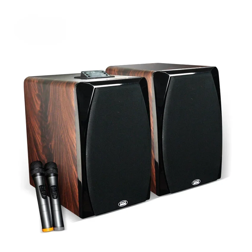 

New Arrival Blue tooth Desktop Speaker With Two Microphones For Home Theatre System