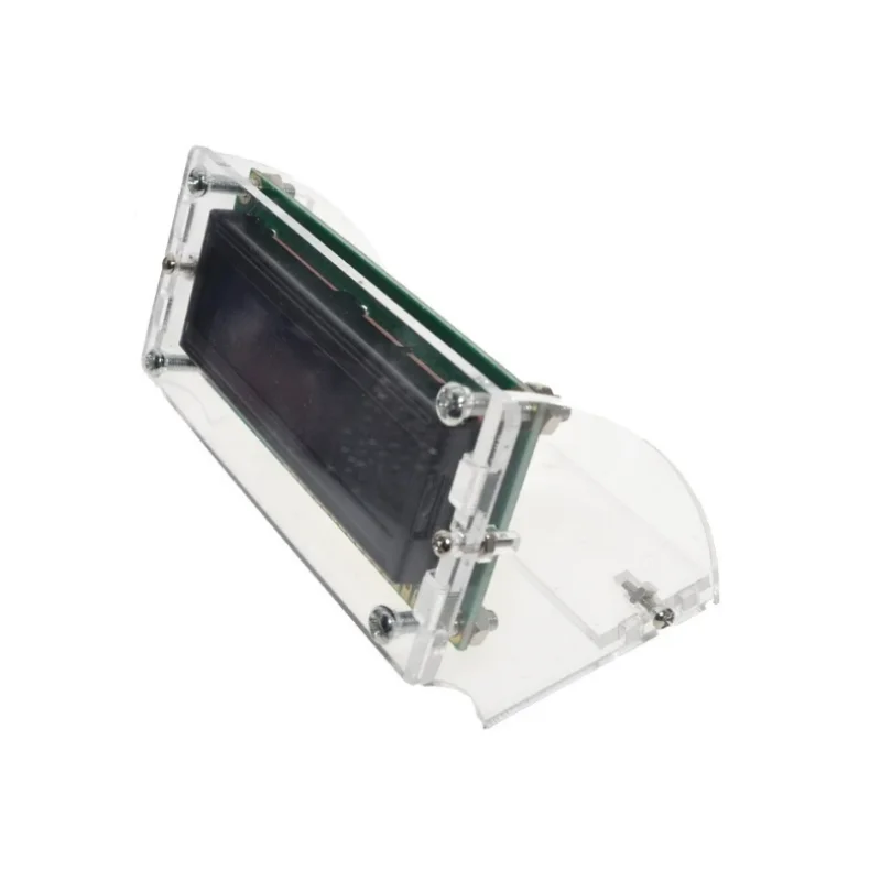 Clear Acrylic Shell for LCD Display Screen Screw/Nut Holder Case (Not with 1602 LCD)