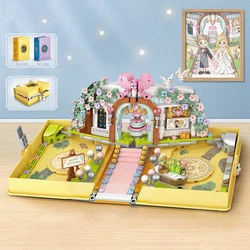 LOZ Wedding Birthday Building blocks Folding book Fairy Tale DIY assembly educational toy Boom Play boy girl surprise g