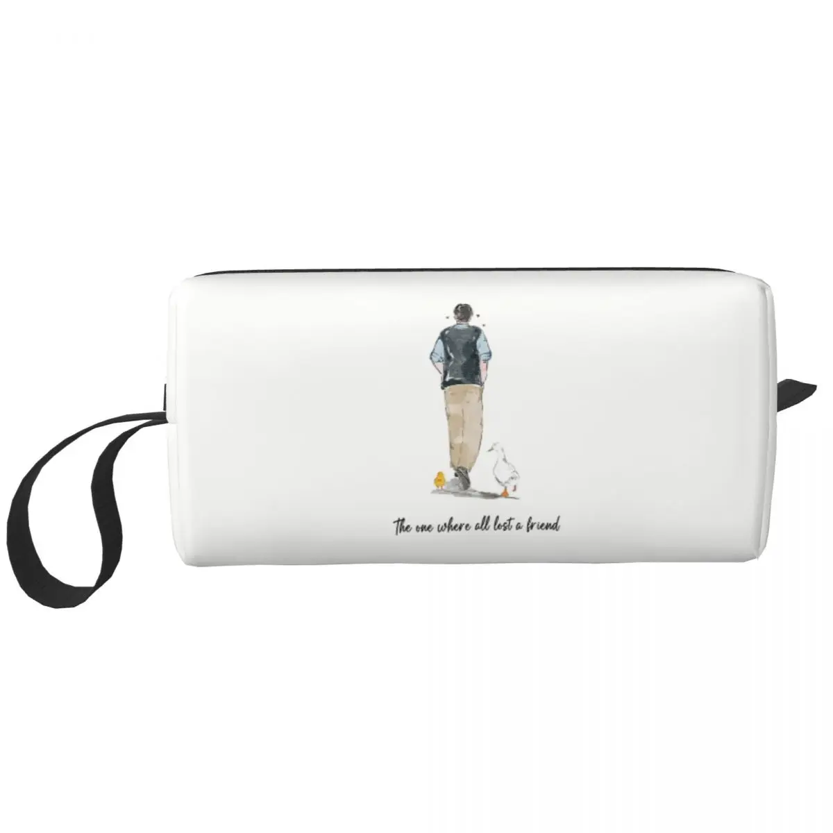 Matthew Perry Chandler Bing Makeup Bags Large Capacity Cosmetic Bag Fashion Outdoor Pouch for Purse Storage