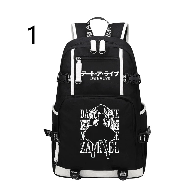 

Anime Cartoon DATE A LIVE Girl Backpack Bag Student Bookbag Rucksack Student Schoolbag Bag Travel Laptop Backpacks