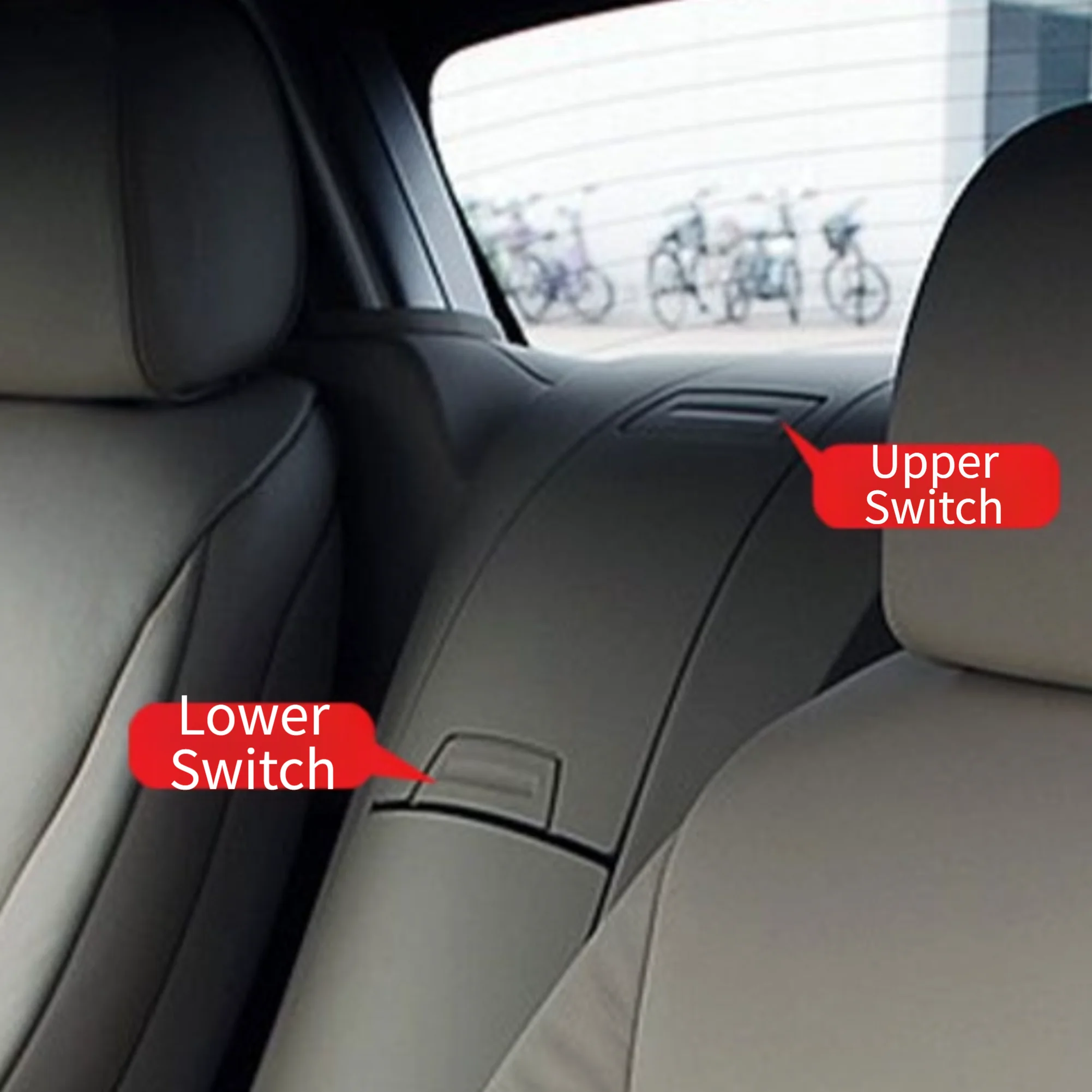 ABS Auto Switch Handle Gray-51467031363-1 Rear Console Switch Handle Precise Dimensions Easy Installation Process