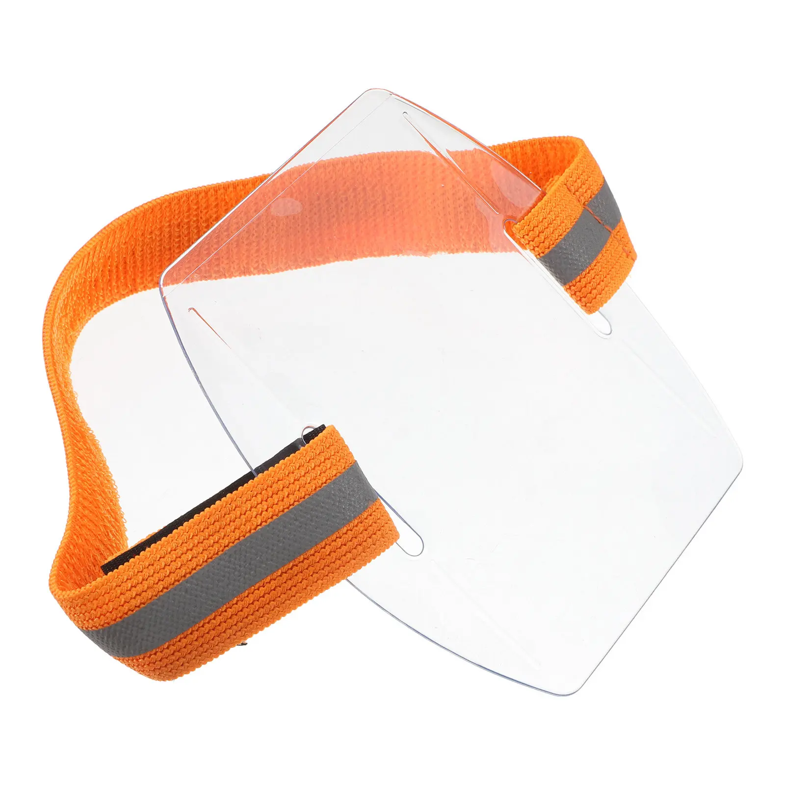 

Waterproof Arm Badge Holder Adjustable PVC High Visibility Id Card Sleeve Clear Armband Pass Holder Work Security Card Storage