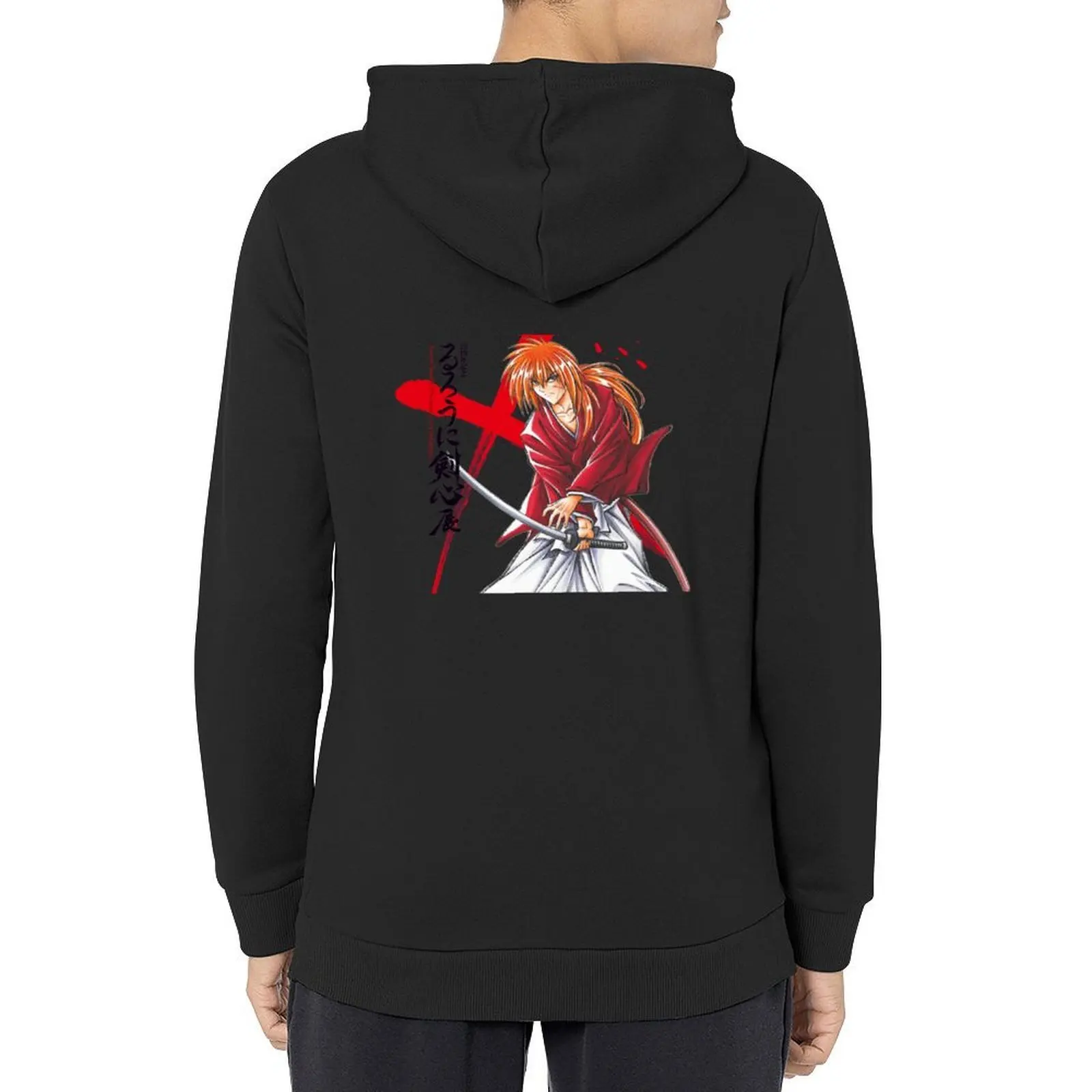 

Himura kenshin - Kenshin manga Hoodie autumn men's sweat-shirt set men clothes anime clothes mens hoodies