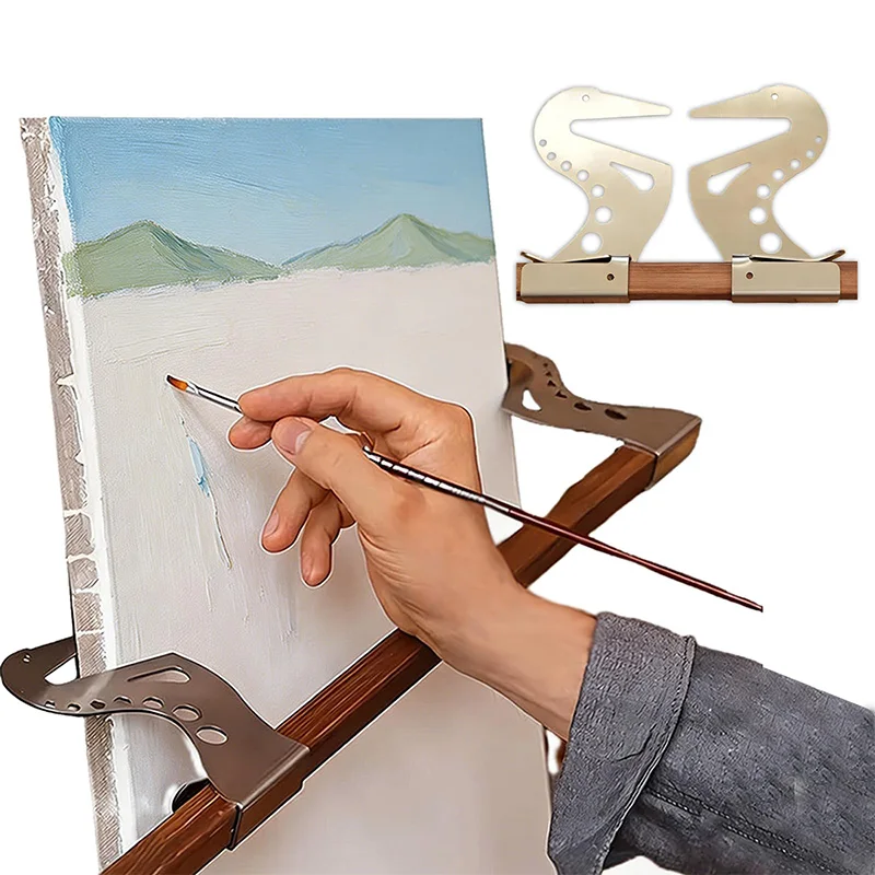 Easel Hand Rest Support Bar Drawing board hand support frame Artist Hand Support Bridge, Adjustable Easel Hand Rest Support Bar view 2