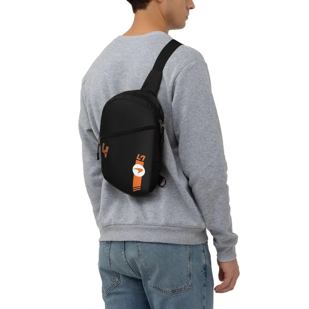 Lando Norris 4 Bolso de pecho para hombre, bandolera, mochila, bolso de pecho, viaje, senderismo, mochila, bolso de hombro