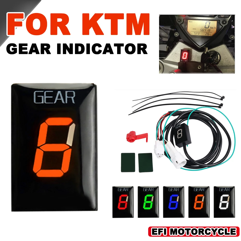 Motorcycle Speed Gear Indicator For KTM 690 Duke 690 Enduro 690 SMC 640 LC4 1090 RC8 1090 R 990 Superduke R Gear Display Meter