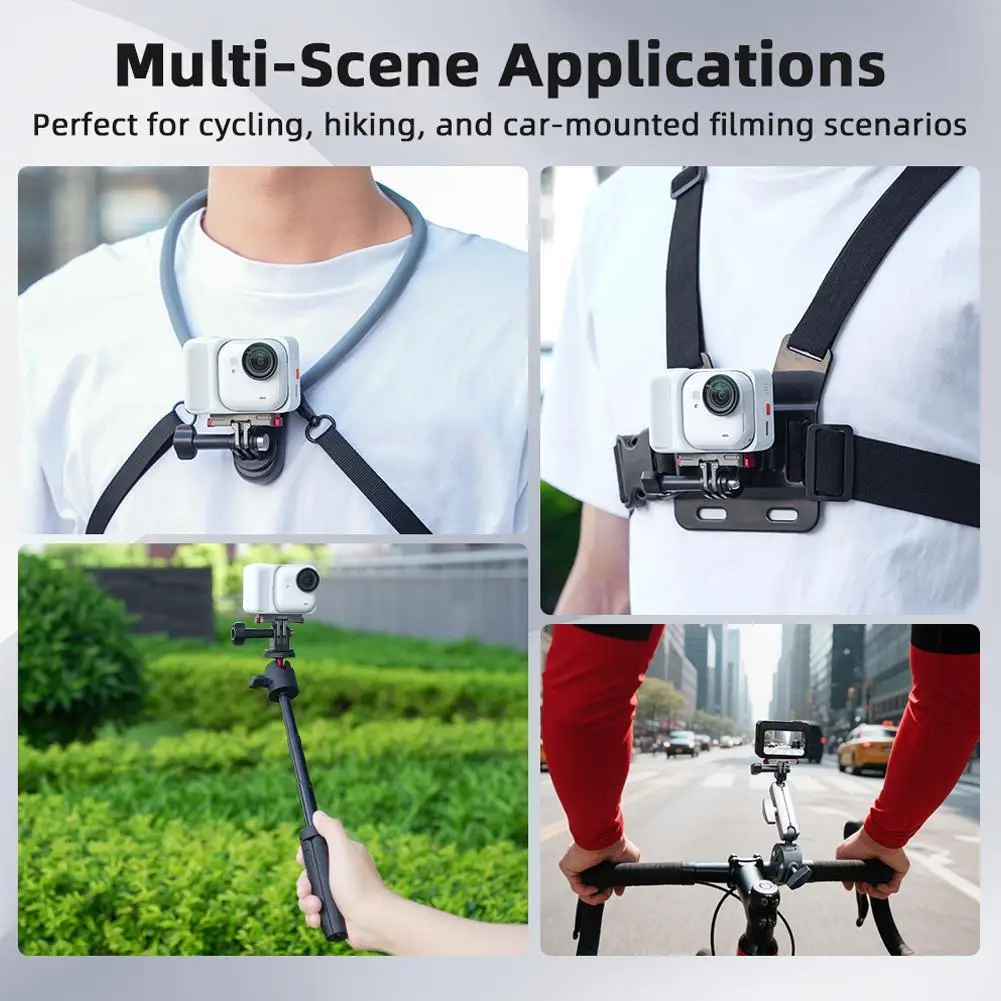 Aluminum Alloy Magnetic Base For Insta360 GO Ultra Camera Magnetic Quick-Release Adapter Mount Holder Bracket Camera Accessories