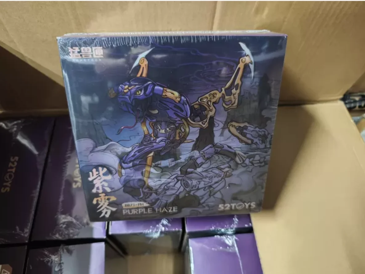 

Original 52 Toy Beast Box Series BB-71 Mountain Wind Toy Mech Transformation Toy Animal Transformation Toy Purple Mist Cobra Kin