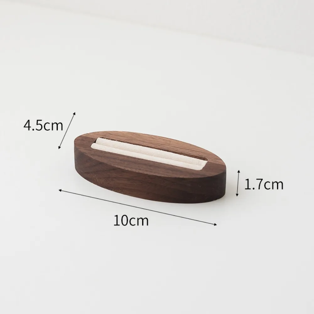 

Новая высококачественная подставка для колец и серег из орехового дерева, прочная витрина для демонстрации, стенд для фотосъемки