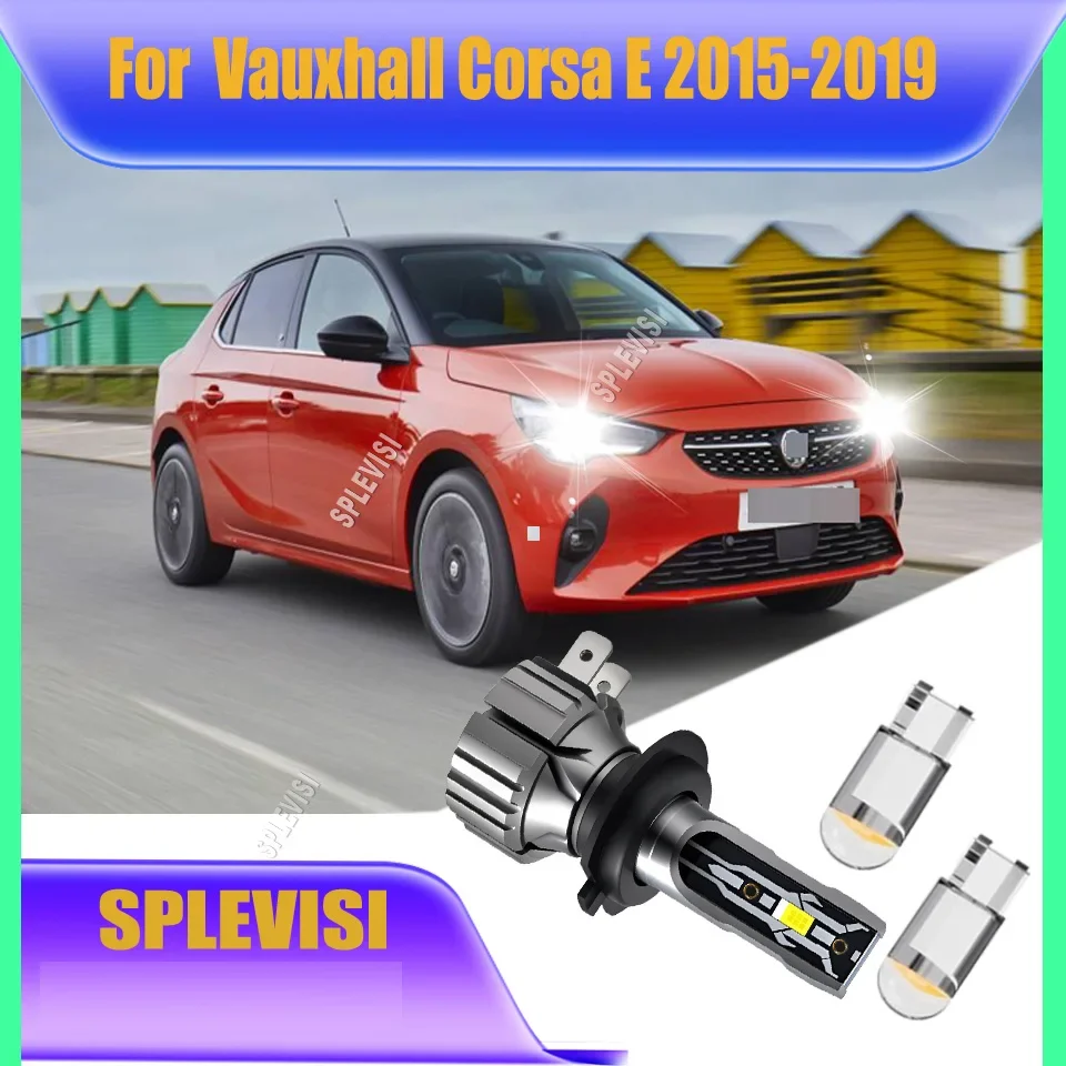 

H7 CSP LED 75W White Headlight Bulbs - Drive Safely Every Night with Reliable For Vauxhall Corsa E 2015 2016 2017 2018 2019