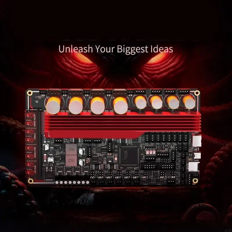 

Принтер Kraken1.0 Mainboard до 60 В МГц Arm Cortexm7 STM32H723ZGT6 для DIY Voron2.4 Плата управления принтером K92C