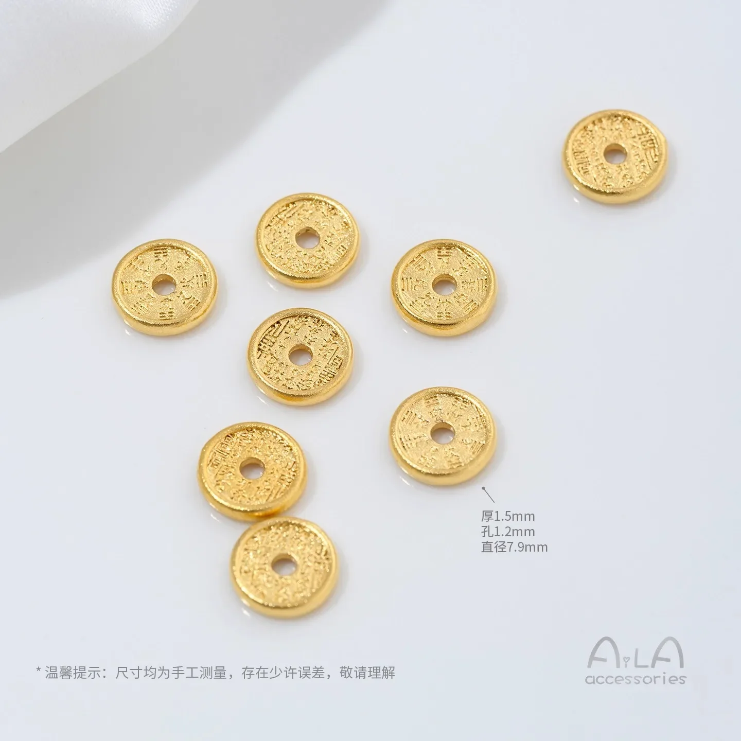 銅メッキ24K本金中空蝶路珠海亀文昌ペンペンダントDIY手作りネックレスアクセサリー