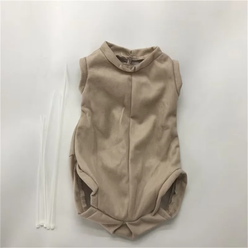 أجسام قماش كاملة الأطراف مقاس 18-24 بوصة لإكسسوارات تولد من جديد، أجسام قماش دمية الأطفال حديثي الولادة