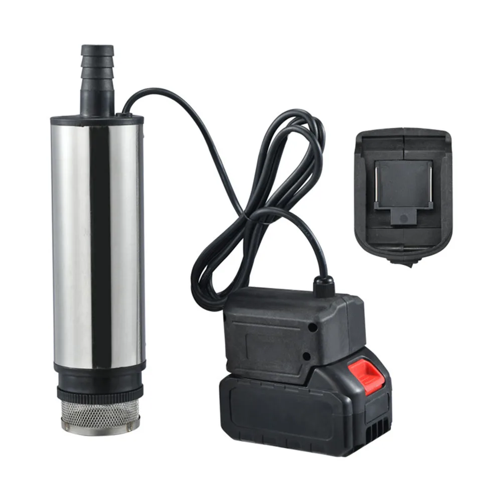 For DAYI Battery Operated Cordless Submersible Water Pump 60W 50-80 L/min Flow for Power Cord 51mm Inlet Stainless Steel