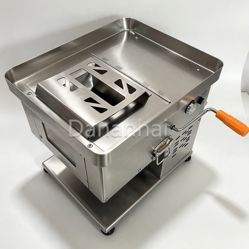 Meat Slicing Machine Durable Heavy Duty Commercial Electric Meat Cutter Shredder For Mobile Food Cart Business