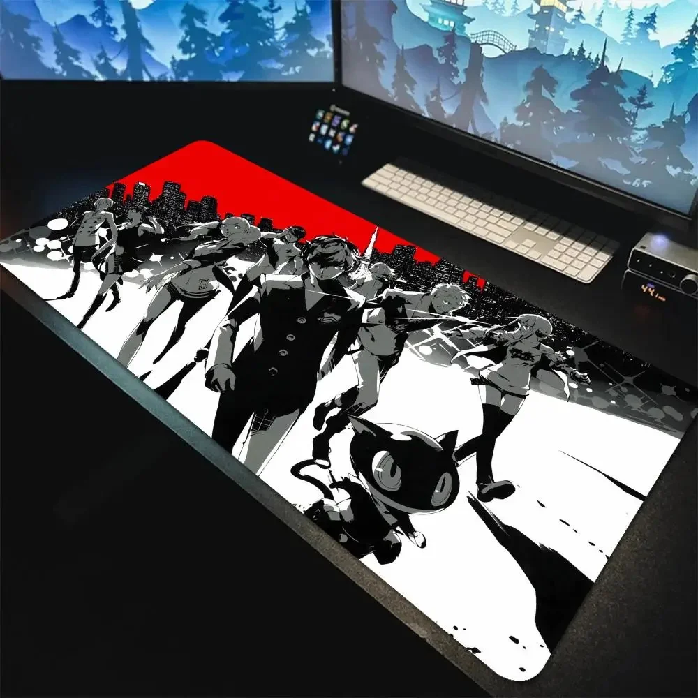 P_persona Mouse Mat Xxl Anime Carpet  Large Computer Rubber Mice Gaming Mats Keyboard Mousepad  Desk Accessories Gamer Pc Pad