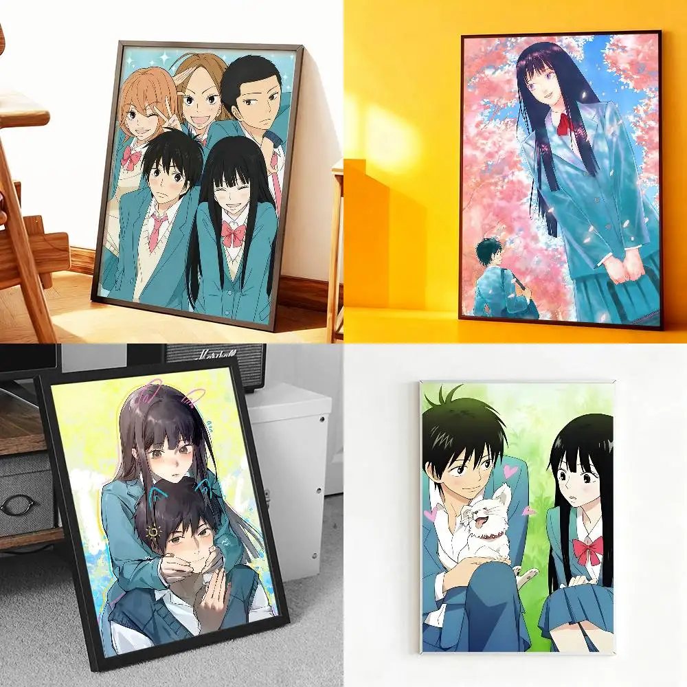 

K-Kimi N-Ni T-Todoke Poster Prints Wall Art Painting Picture Gift Living Room Bar Restaurant Dec Sticker Large