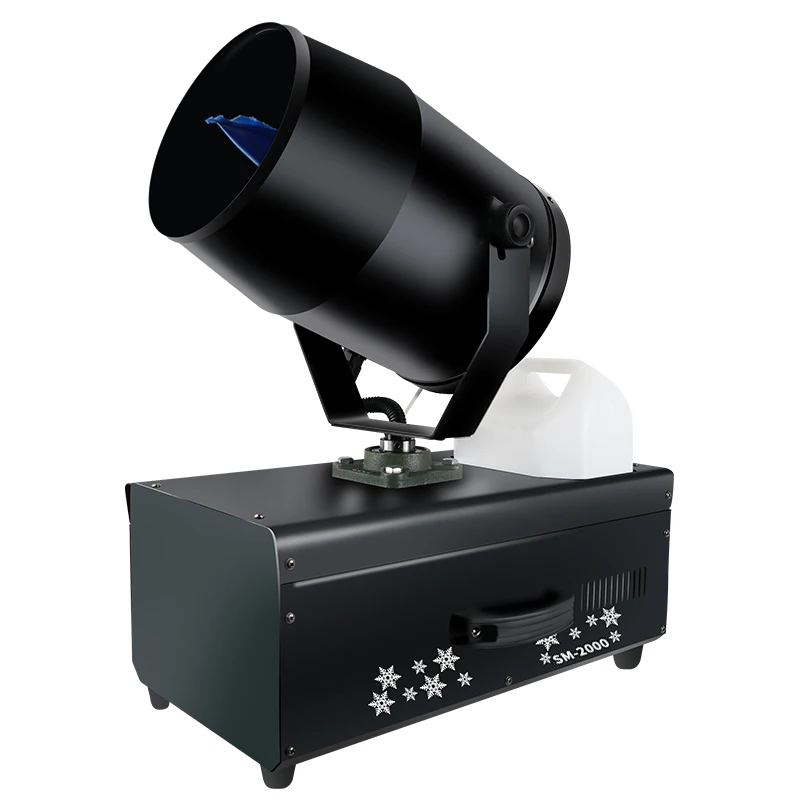 Large Moving Head 2000W Snowflake Machine Stage Special Equipment Snow Machine For Wedding Christmas Party Events