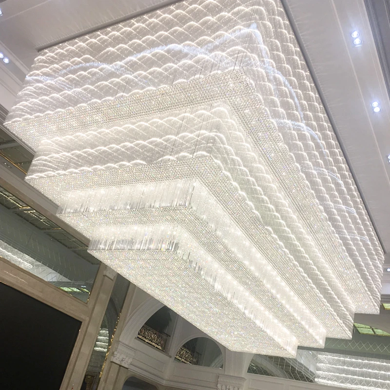 Zhongshan Professional Modern Stainless Steel LED Chandelier Ceiling Lamp Luxury Glass Villas Hotels Outdoor Bedroom Lighting