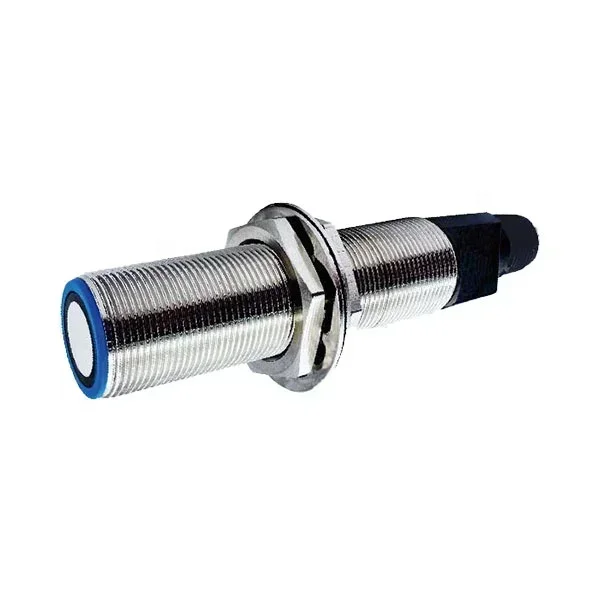 M18 nickel plated copper housing 1m sensing range ultrasonic sensor with 2 switches  PNP NPN output
