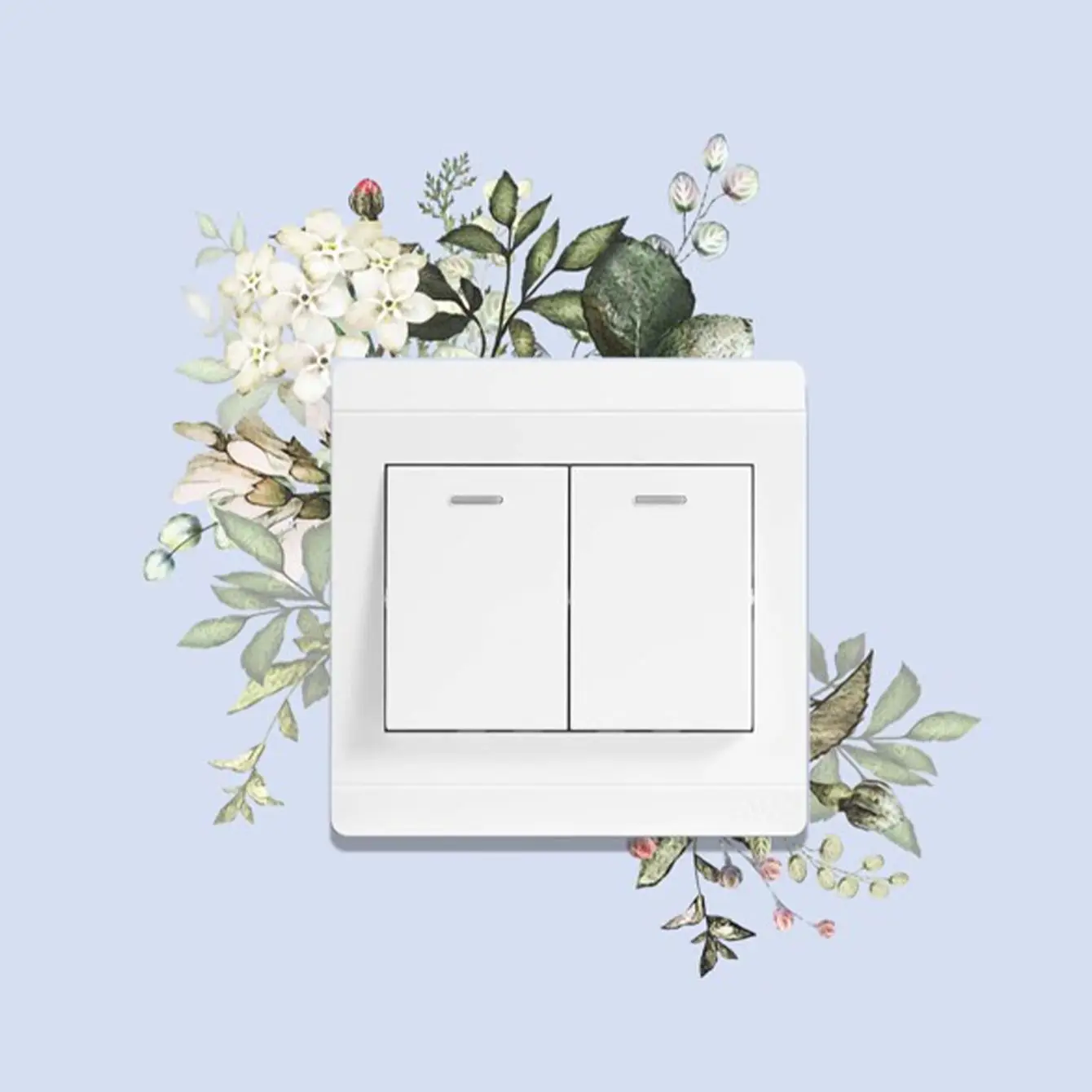 Switch Stickers Wall Power Switches Decorative Layout Wall Sockets Beautification Home Wallpapers Self-adhesive Waterproofing