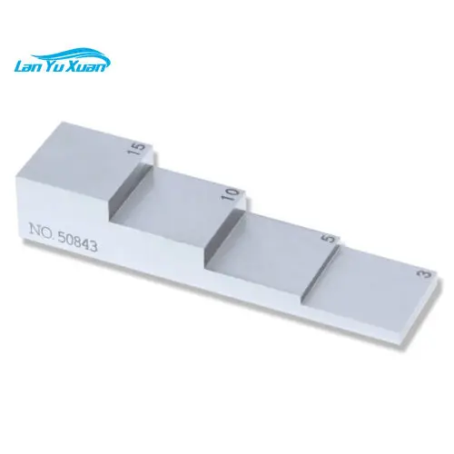 4 step 3  5 10 15mm 1018 Steel  Step Wedge UT Calibration test block