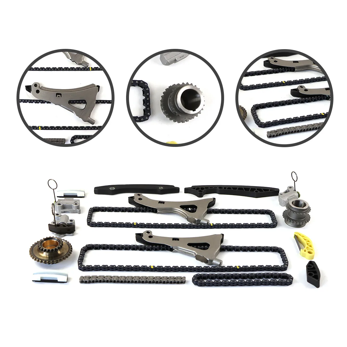 1set M278 Timing Chain Kit & Camshaft Adjusters Kit for Mercedes-Benz W166 W212 CLS500 GLE500 S500 GL450 ML550 4.7L Engine Parts