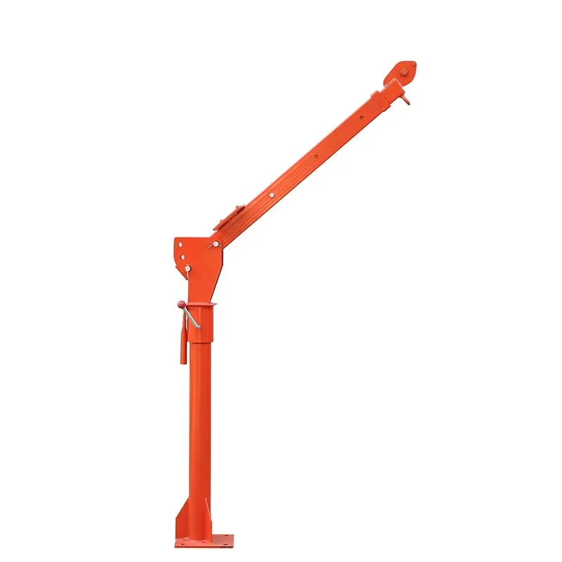 360-Degree mini-engine crane 500kg-1000kg capacity, electric motor power source, outdoor building material lift, metal new