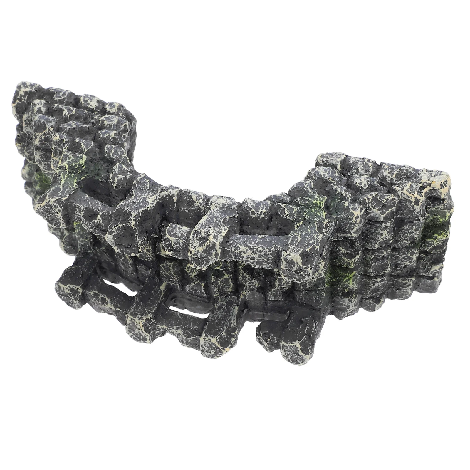 

Miniature Resin Fish Tank Arch Bridge Decorative Aquarium Landscape DIY Fish Tank Decor Mini Resin Bridge Model