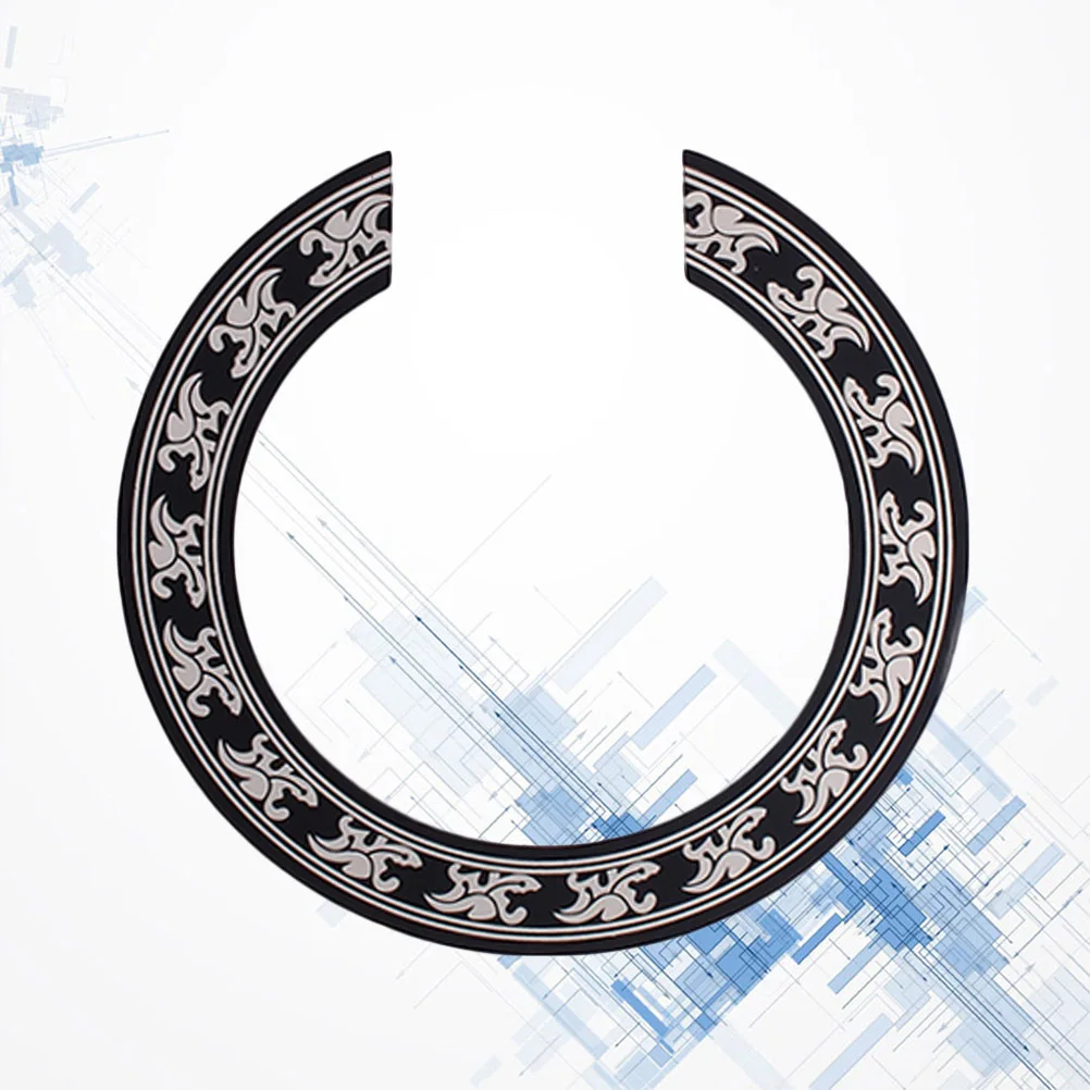 

3 Pcs Guitar Rosette Accessories Sticker Accessory Decal PVC Acoustic Sound Hole
