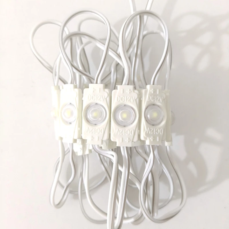 100pcs 2835 Mini LED Module 30*12mm DC12V 0.5W 1led Injection Light Waterproof LED Module for Advertising Design