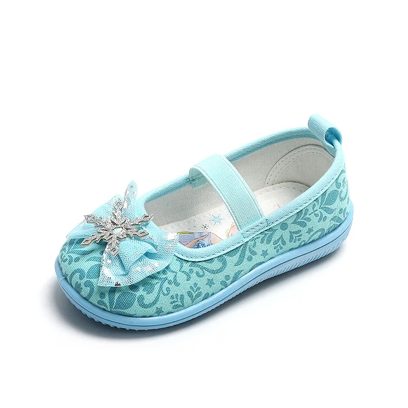 Disney Baby Girls Leather Shoes for Birthday Party Wedding Soft Patent Leather Flats Toddlers Kids Shoes Lace Bowtie Brand New