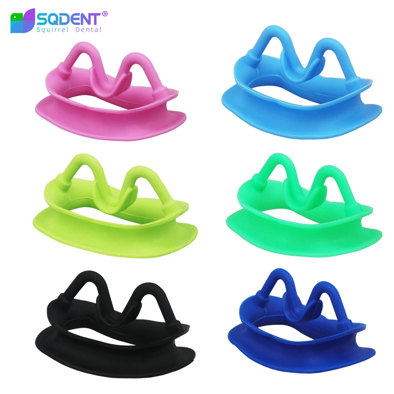SQDENT 1pc Soft Silicone Dental Lip Cheek Retractor 3D Mouth Opener Cheek Expand Dental Orthodontic Tools