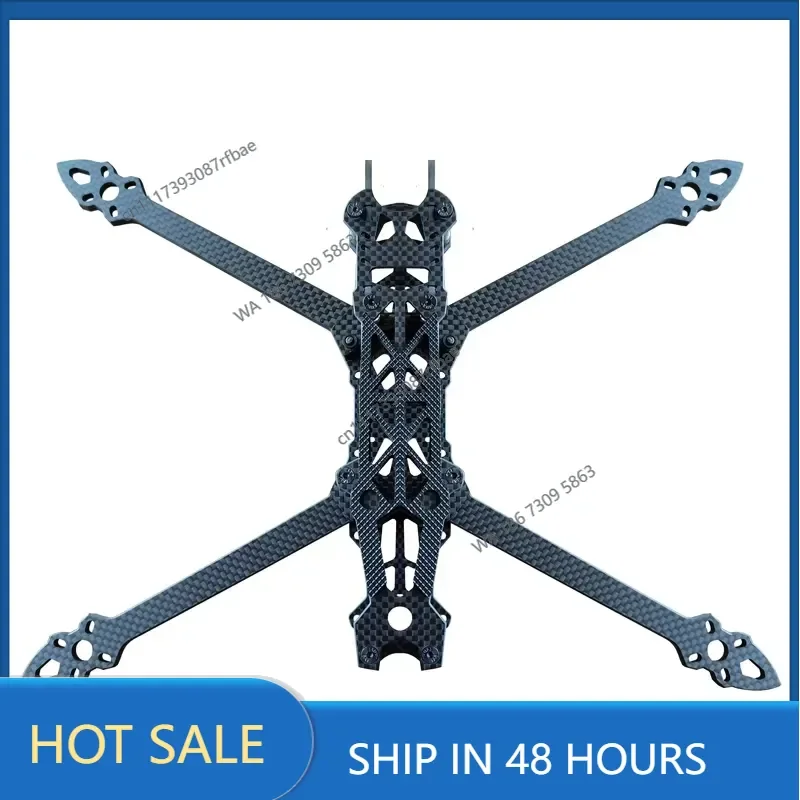 PFLY 7 Inch FPV Frame Kit 3K Carbon Fiber with 6mm Arms for Long Range Cinematic Flight and Professional