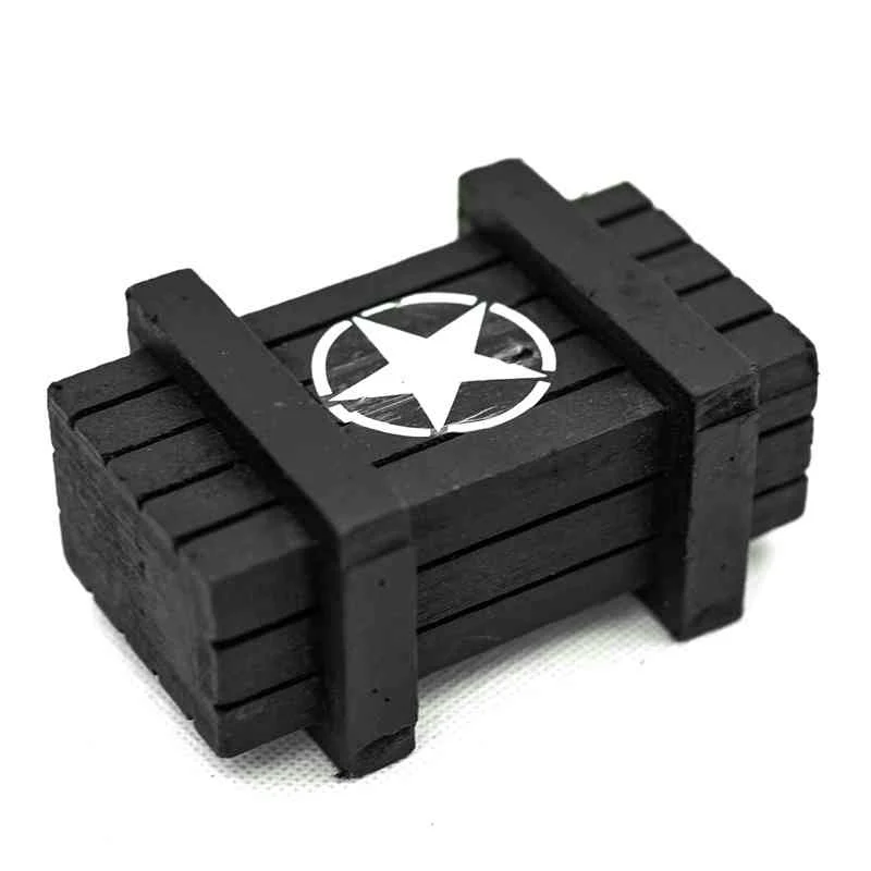 1/10 Simulatie Camping Wapen Munitie Doos Scène Decoratie voor RC Crawler Auto TRX4 SCX10 RC4WD TRX6 Tank 300 Wrangler Onderdelen