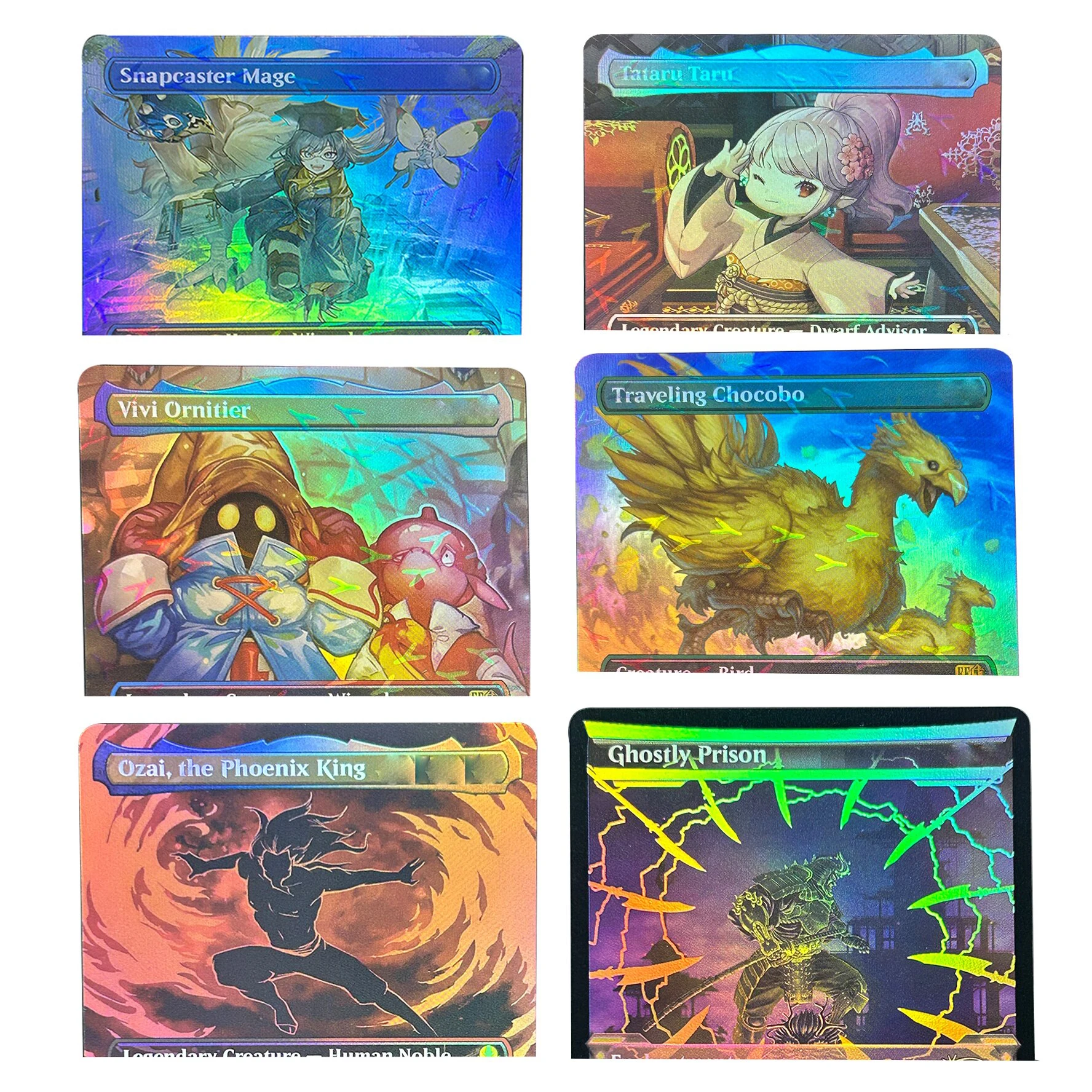 Snapcaster Mage Yuna, Hope Tifa Vivi OrnChocobotrack Ghostly Prison SLD # 424 Neonink Appa, Cartas TCG Steadfas Foil para Jogo de Tabuleiro